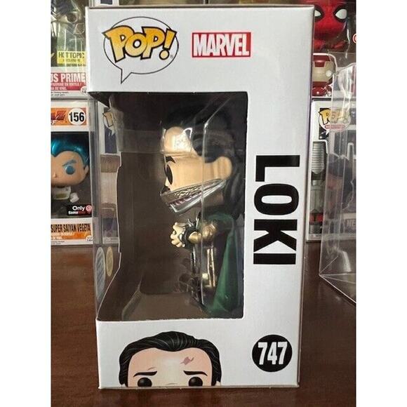 Funko Pop Marvel Avengers Endgame Loki #747 GITD Funko Shop Exclusive - Picture 5 of 7